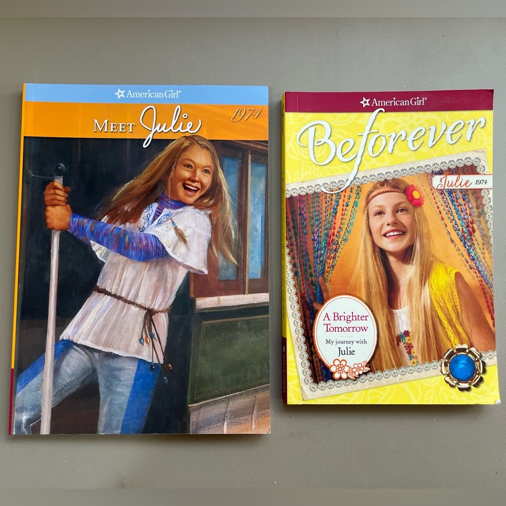 American girl doll Julie books